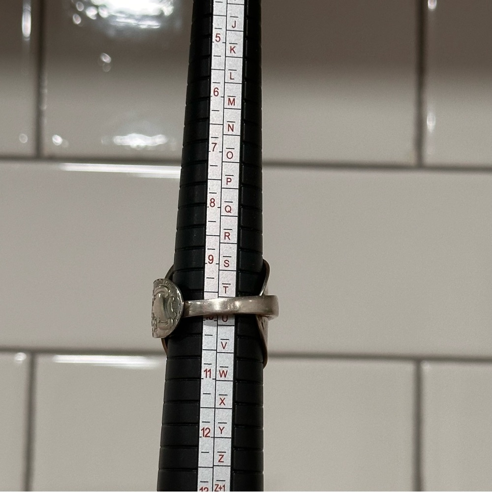 Antique Silver Spoon Wrap Ring Approximately Size… - image 5